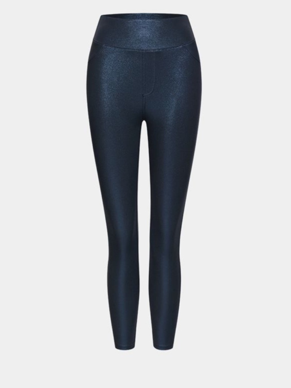 SoftlyZero™ Faux Leather High Waisted Pocket Work Leggings - Picture 6 of 10
